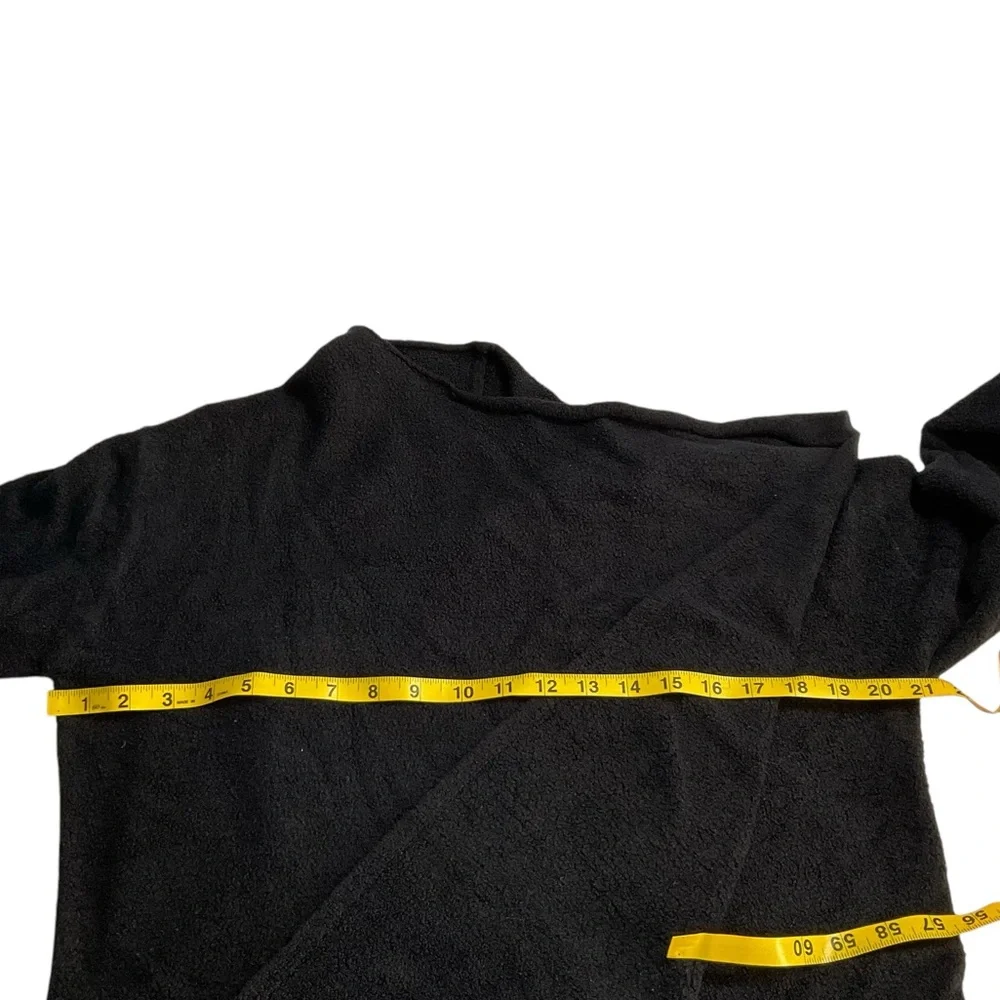 Barefoot Dreams CozyChic Black Calypso Circle Cardigan Warp Size L\XL